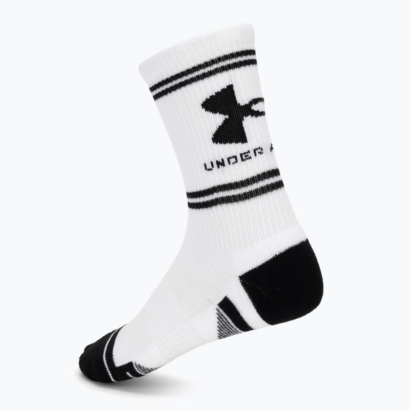 Ponožky Under Armour Perf Tech Nov Crew 3 pack white/white/ultimate black 2