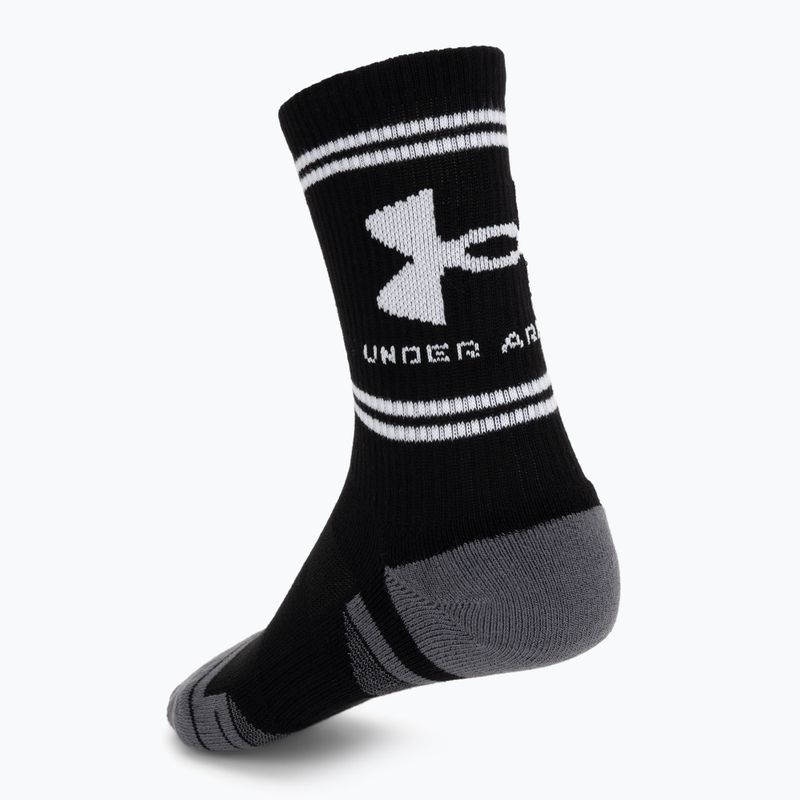 Ponožky Under Armour Perf Tech Nov Crew 3 pack ultimate black/ultimate black/white 2
