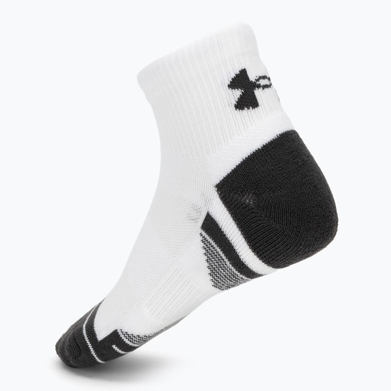 Ponožky Under Armour Perf Tech Qtr 3 pack white/white/jet gray 2