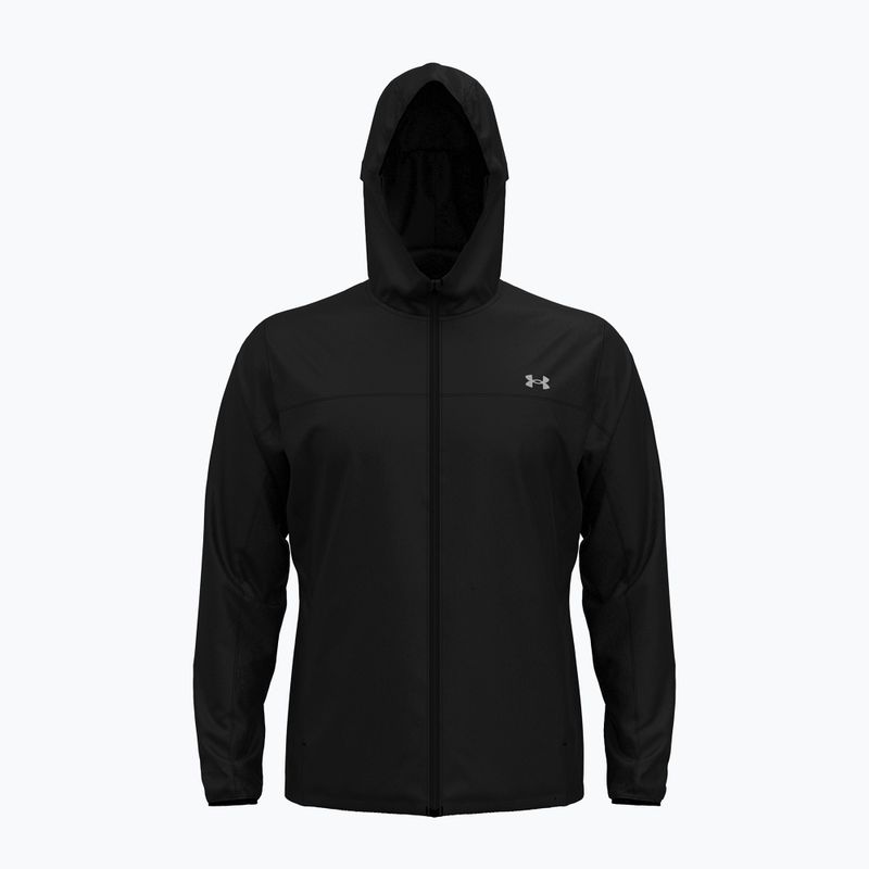 Pánská běžecká bunda Under Armour Velociti Storm Jacket black/reflective