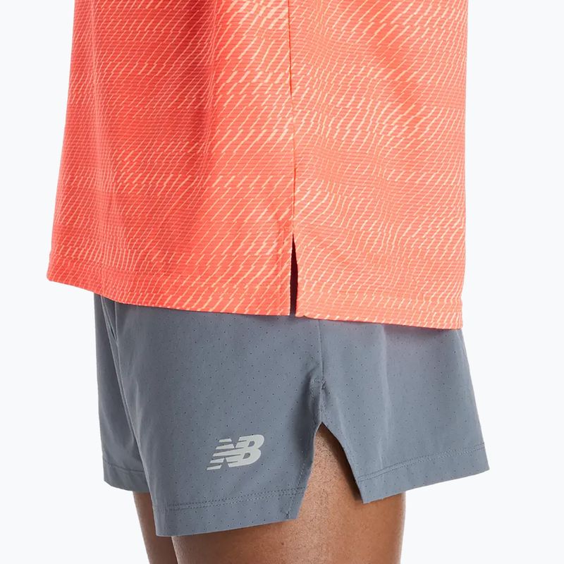 Pánské běžecké tričko New Balance Sport Essentials Printed red 5