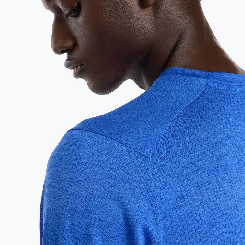 Pánské tričko Longsleeve New Balance Athletics blue gemstone 6