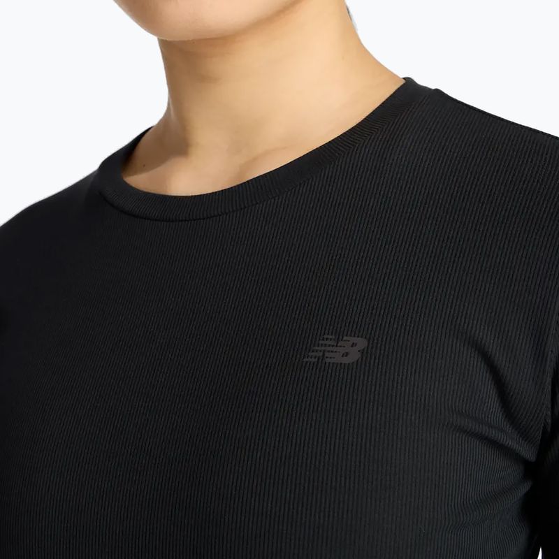 Dámské triko Longsleeve New Balance Micro-Rib black 4