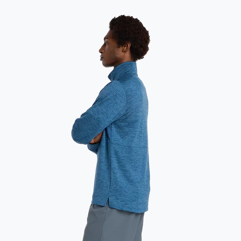 Pánské běžecké tričko Longsleeve New Balance Athletics Heat Grid 1/2 Zip dark shoreline 4