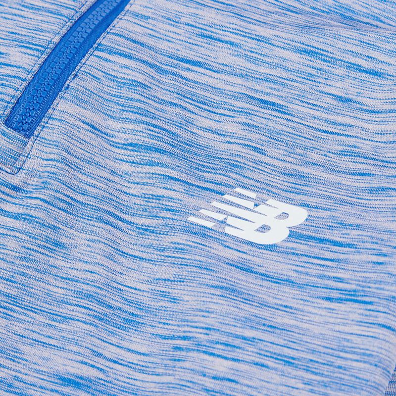 Dětská mikina New Balance Athletics Quarter Zip Funnel blue gemstone 8