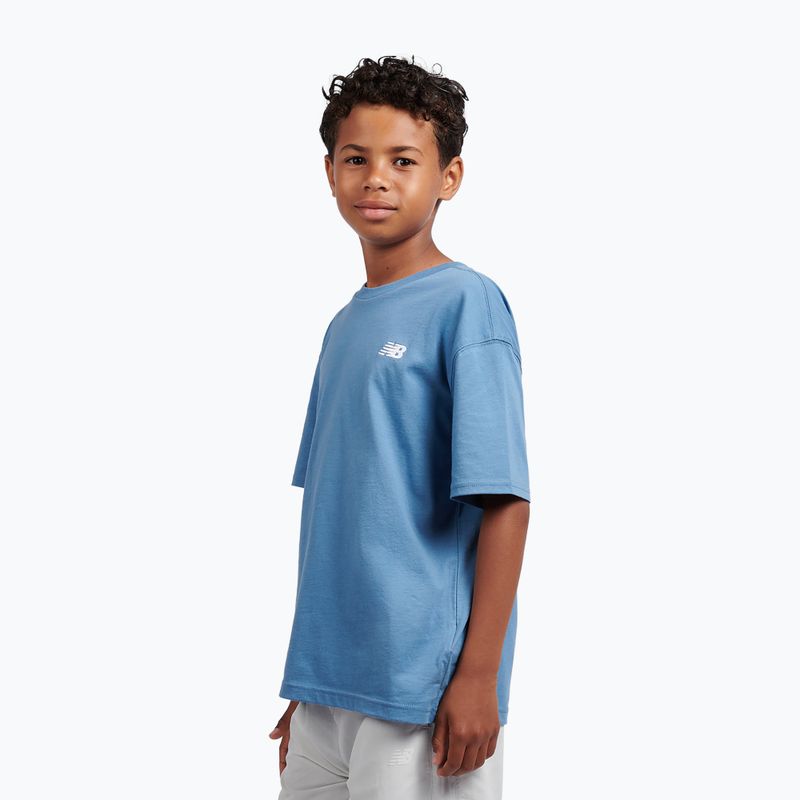 Dětské tričko New Balance Jersey Small Logo Tee shoreline blue 4