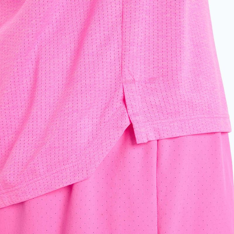 Pánské tričko New Balance Athletics Run pink heat heather 6