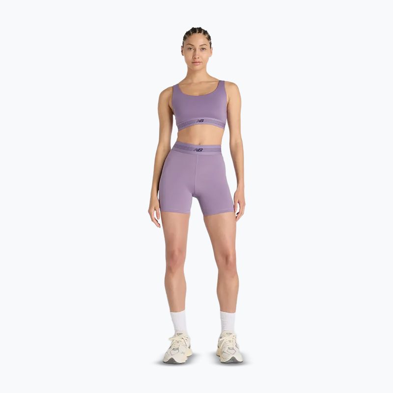 Dámské šortky New Balance AC Fitted 5" candied violet 2