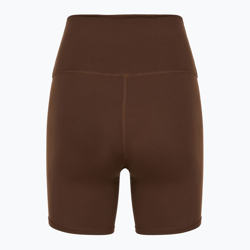 Dámské šortky New Balance Harmony High Rise pumpernickel 7