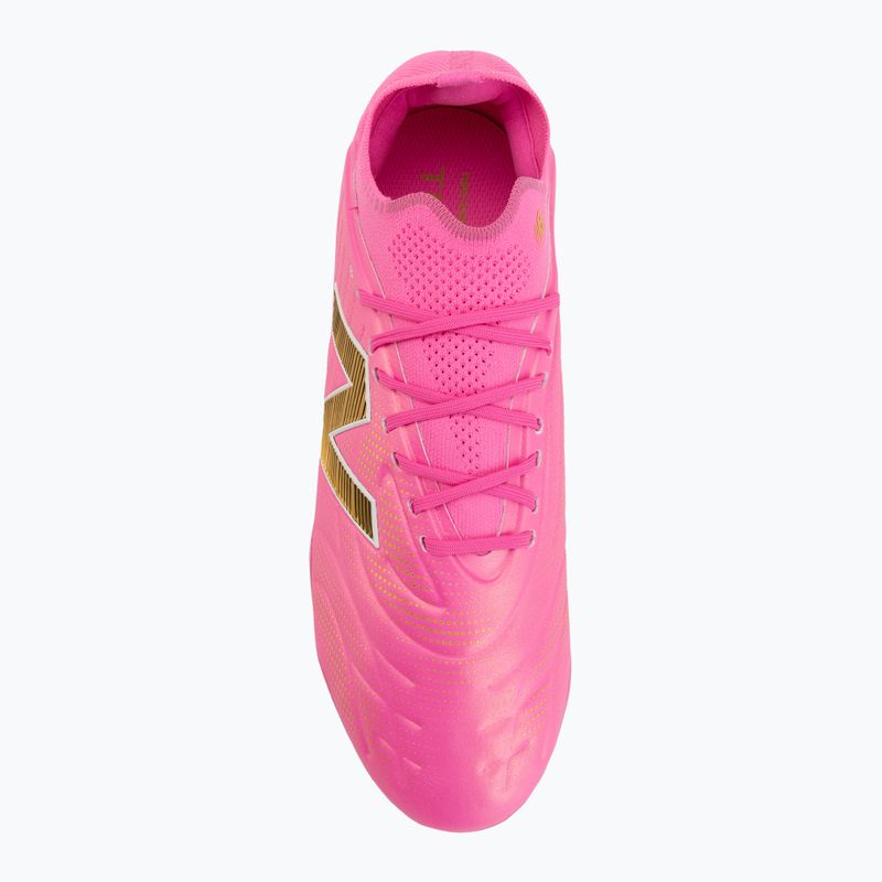 Kopačky New Balance Tekela Elite Low V5 FG pink heat/metallic gold/pink satin 5