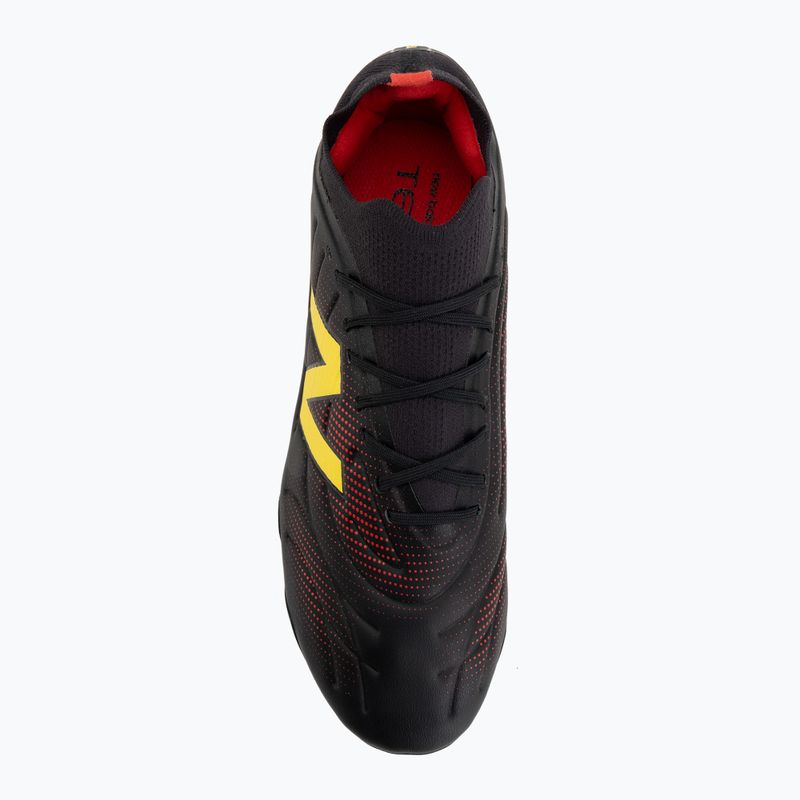 Kopačky New Balance Tekela Team Low V5 FG black 100/punch yellow/fire cracker 5