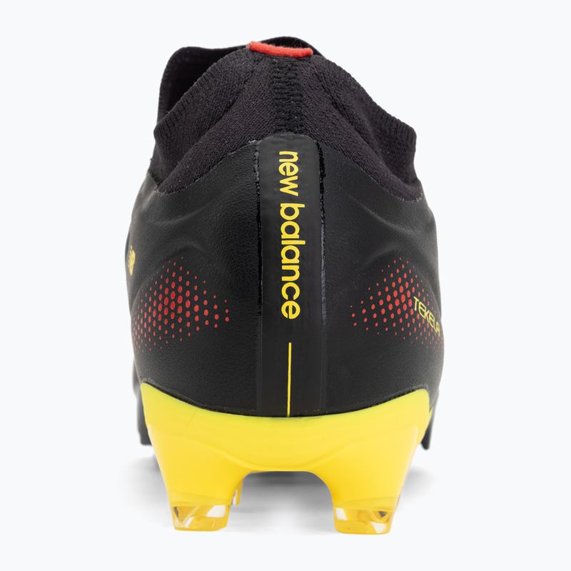Kopačky New Balance Tekela Team Low V5 FG black 100/punch yellow/fire cracker 6