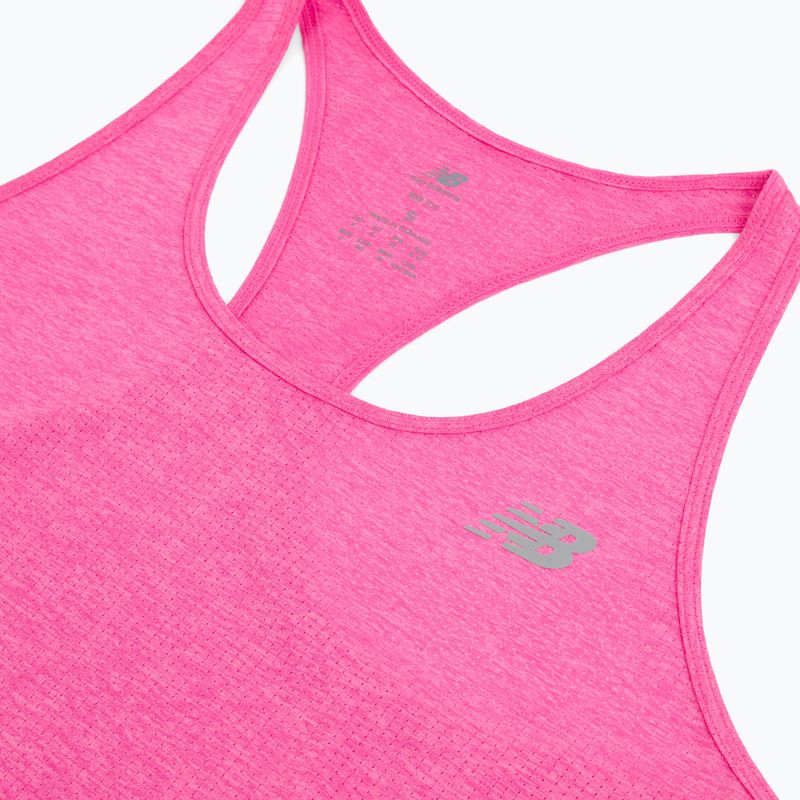 Dámské tričko New Balance Athletics Tank pink heat heather 3