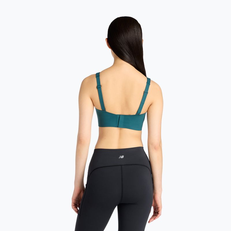 Tréninková podprsenka New Balance NB RC medusa green 3