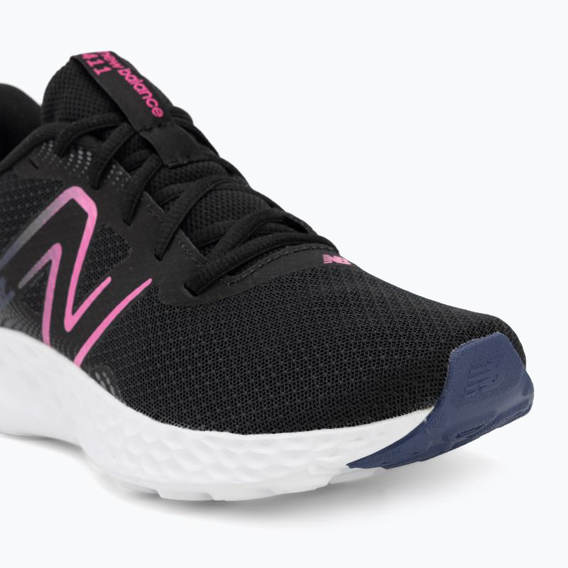 Dámské běžecké boty New Balance Fresh Foam 411's V3 black/real pink/blue oyster 7