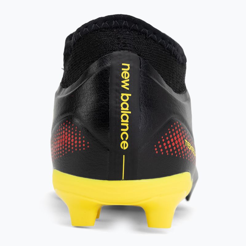 Dětské kopačky New Balance Tekela Team V5 black 100/punch yellow/fire cracker 6