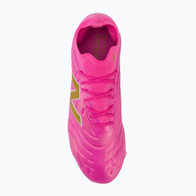 Kopačky New Balance Tekela Pro Low V5 FG pink heat/metallic gold/pink satin 5