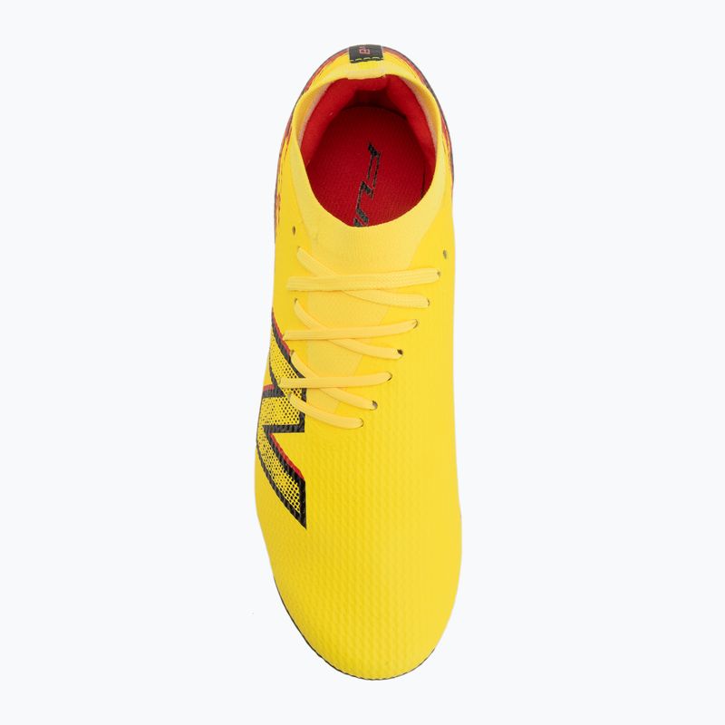 Kopačky New Balance Furon Team V8 FG punch yellow/black 100/fire cracker 5