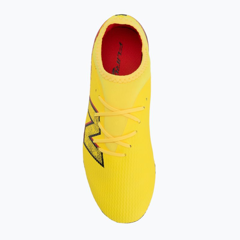 Dětské kopačky New Balance Furon Team V8 FG punch yellow/black 100/fire cracker 5