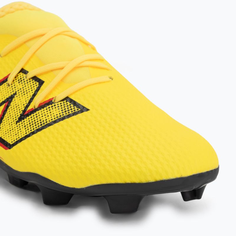 Dětské kopačky New Balance Furon Team V8 FG punch yellow/black 100/fire cracker 7