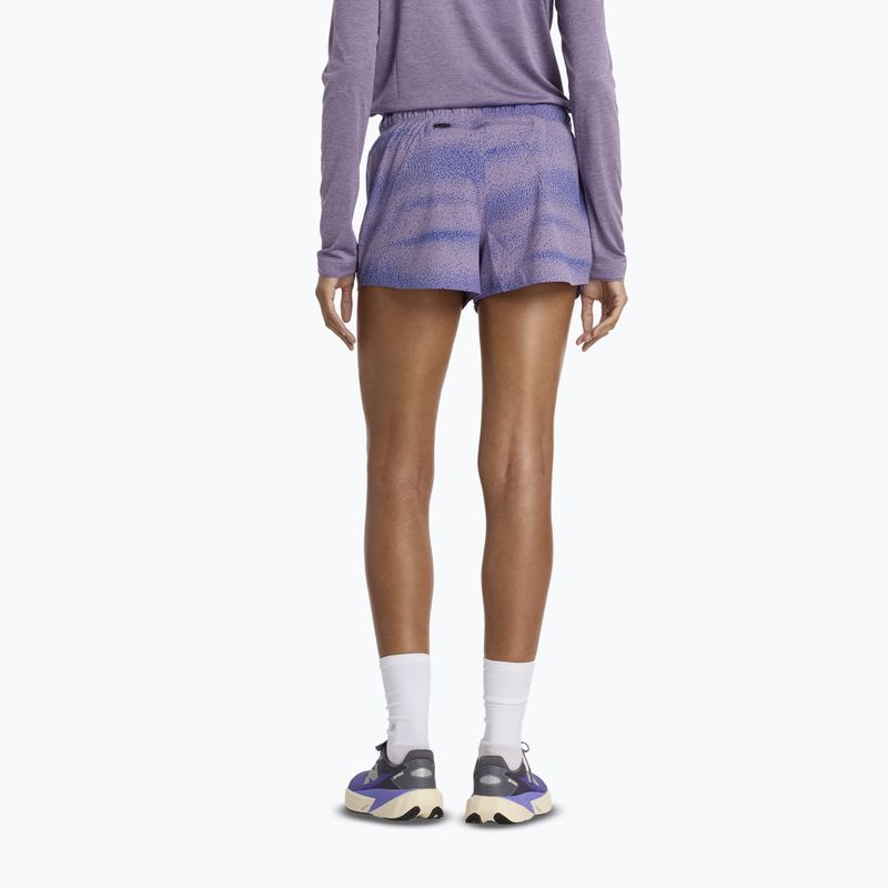Dámské běžecké šortky New Balance RC Printed 3" candided violet 2