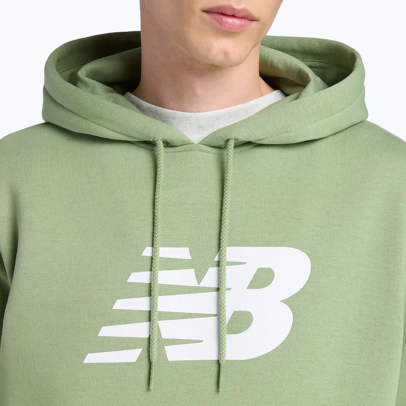 Pánská mikina New Balance Core Brushed Hoodie oregano 4