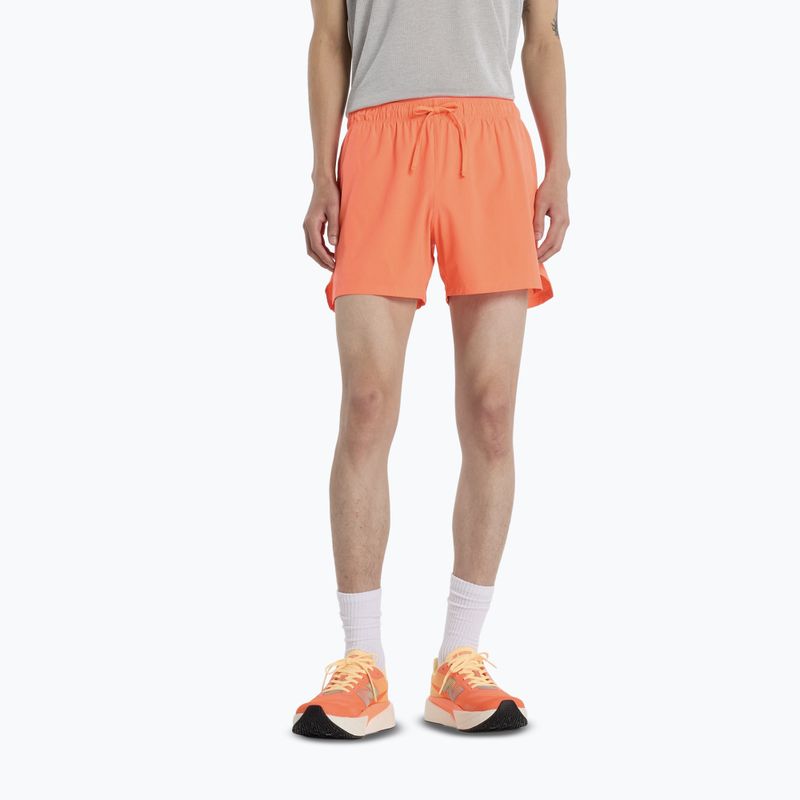 Pánské šortky New Balance RC Seamless 5" tangerine heat