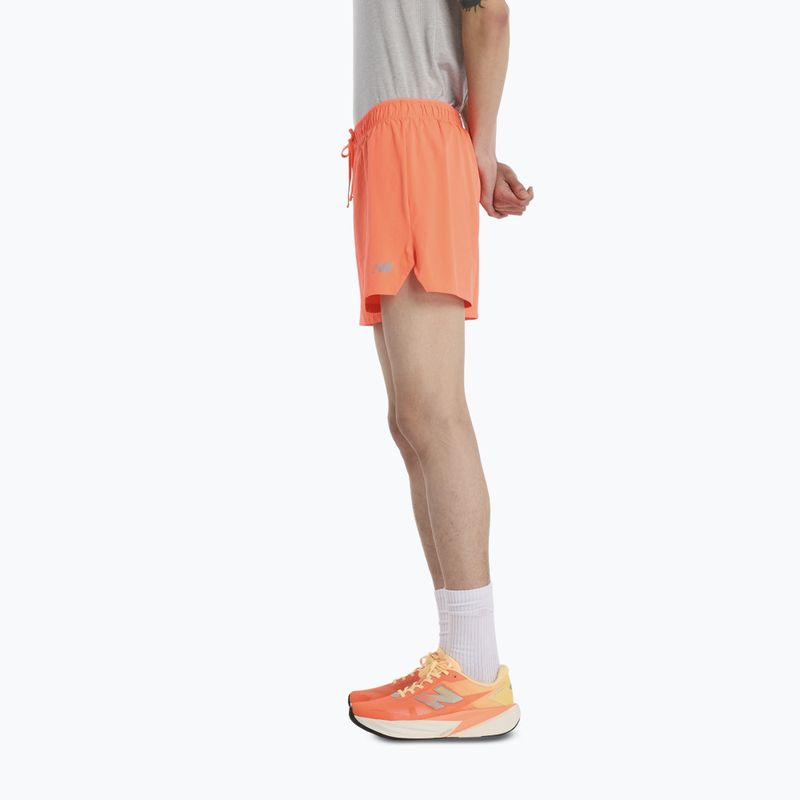 Pánské šortky New Balance RC Seamless 5" tangerine heat 3