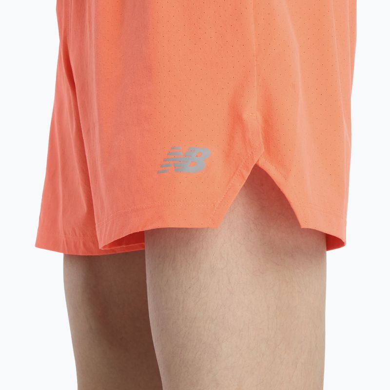 Pánské šortky New Balance RC Seamless 5" tangerine heat 6