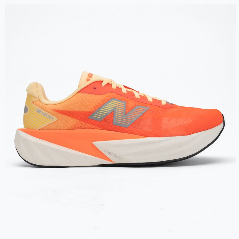 Pánské běžecké boty New Balance FuelCell Rebel V5 tangerine heat/silver metallic 2