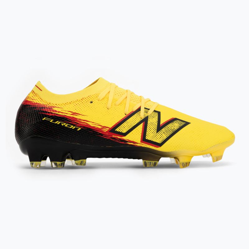 Kopačky New Balance Furon Elite V8 FG punch yellow/black 100/fire cracker 2