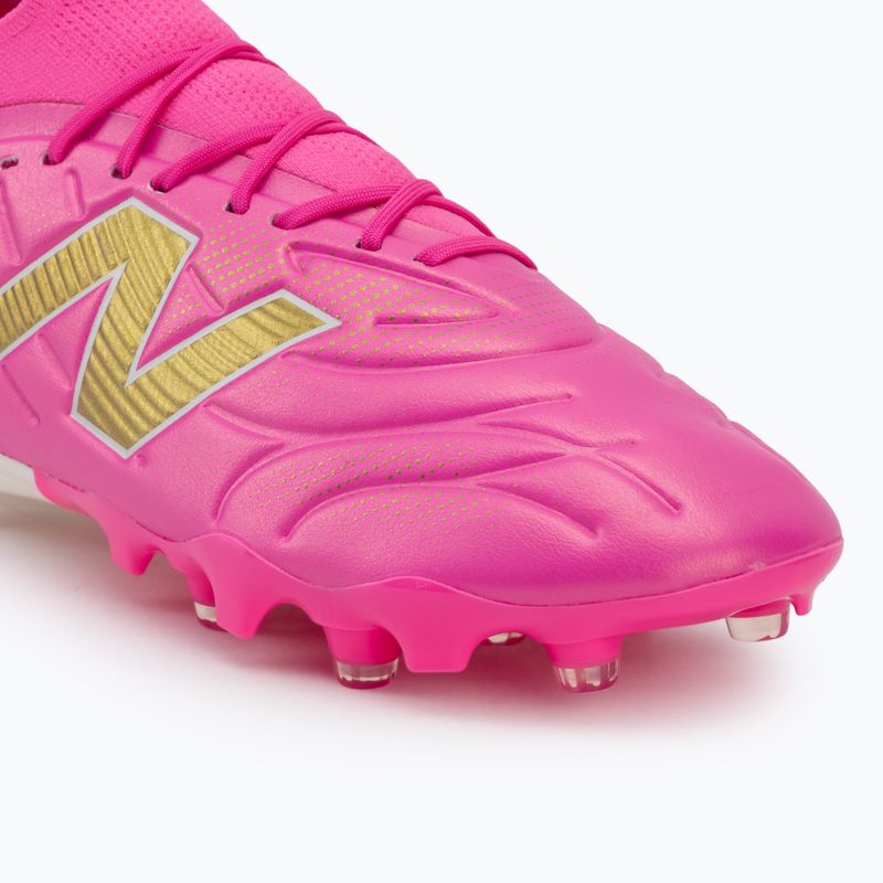 Kopačky New Balance Tekela Team Low V5 FG pink heat/metallic gold/pink satin 7