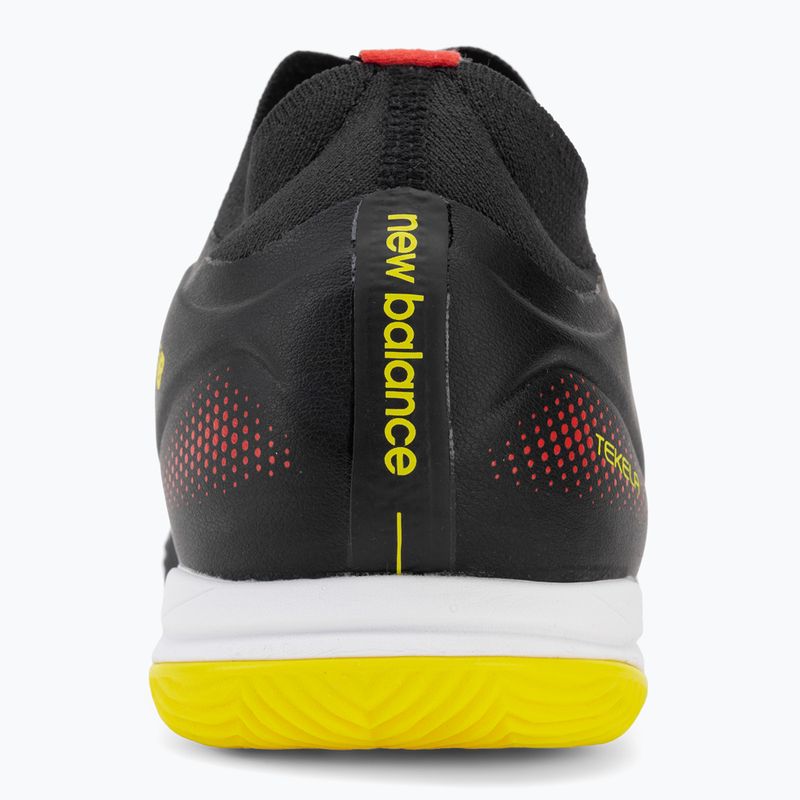 Kopačky New Balance Tekela Team Low V5 IN black 100/punch yellow/fire cracker 6