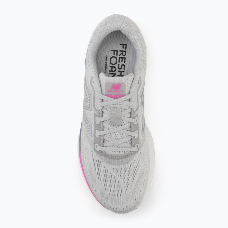 Dámské běžecké boty New Balance Fresh Foam Evoz V4 grey matter/pink heat/blue oyster 5