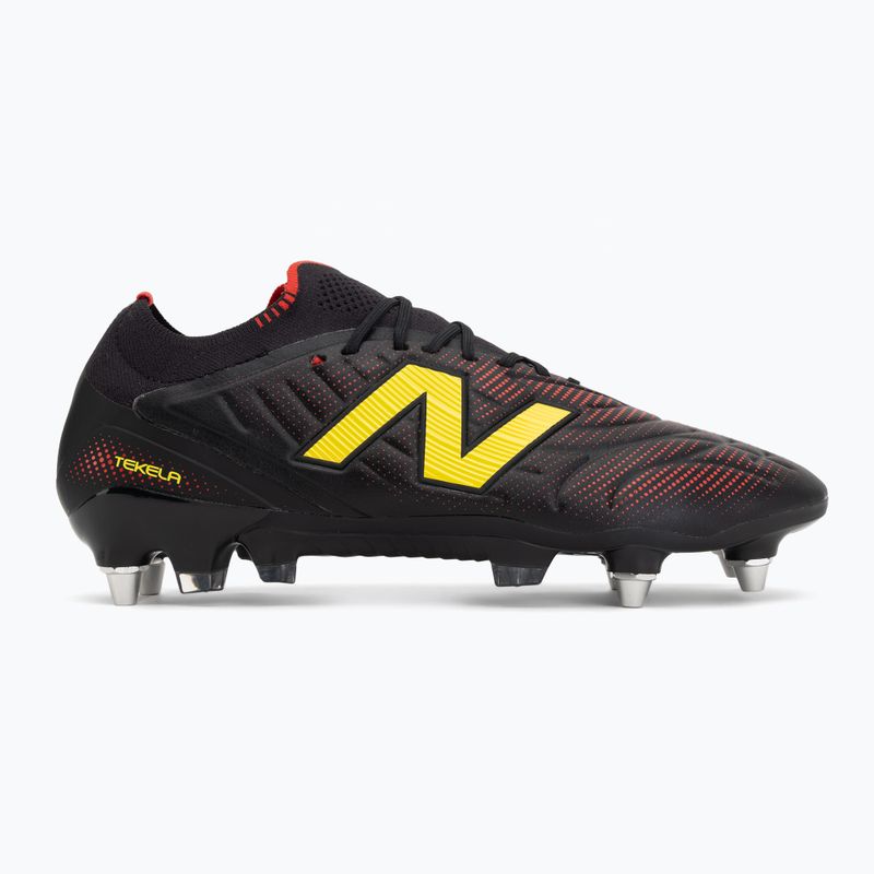 Kopačky New Balance Tekela Elite Low V5 SG black 100/punch yellow/fire cracker 2