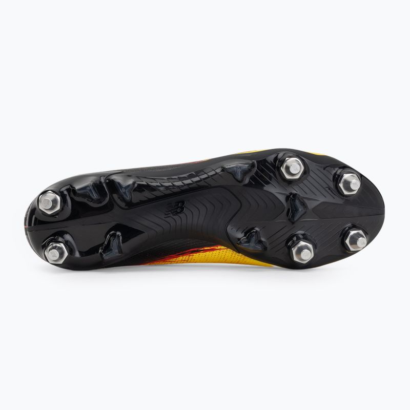 Buty piłkarskie New Balance Furon Elite V8 FG punch yellow/black 100/fire cracker 4