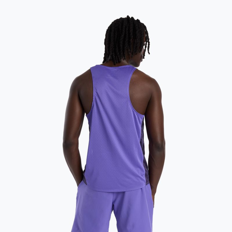 Pánské běžecké tričko New Balance Viz-Tech Singlet electric purple 2