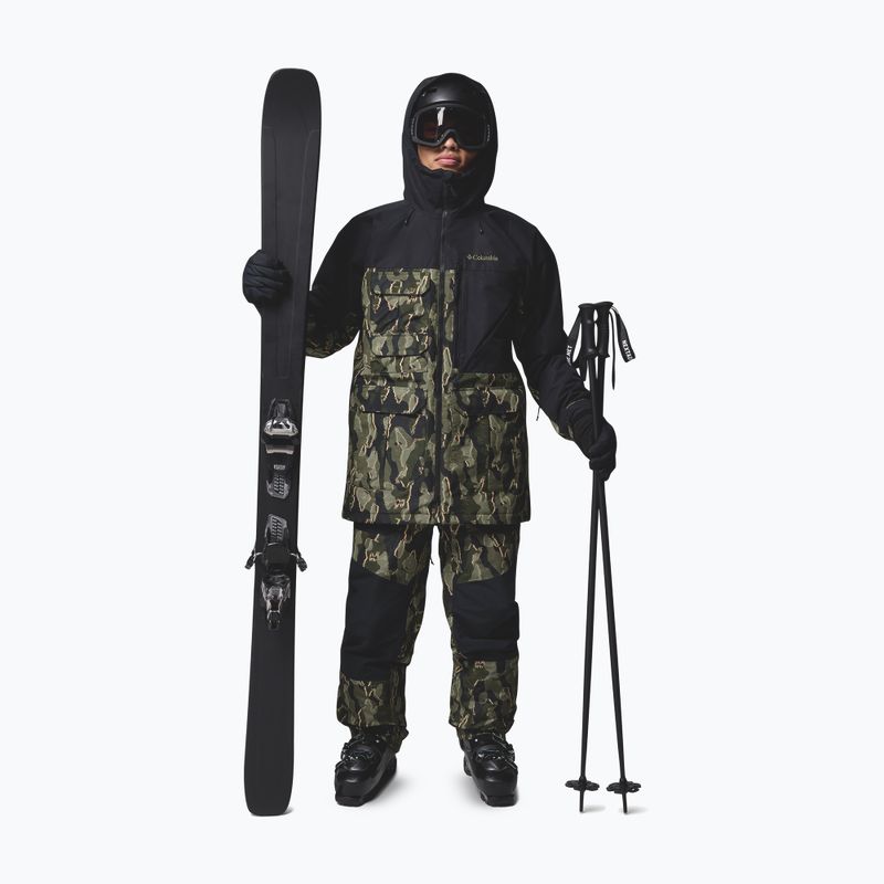 Pánská snowboardová bunda Columbia Coreshot Print greenscape treebark print/black 2