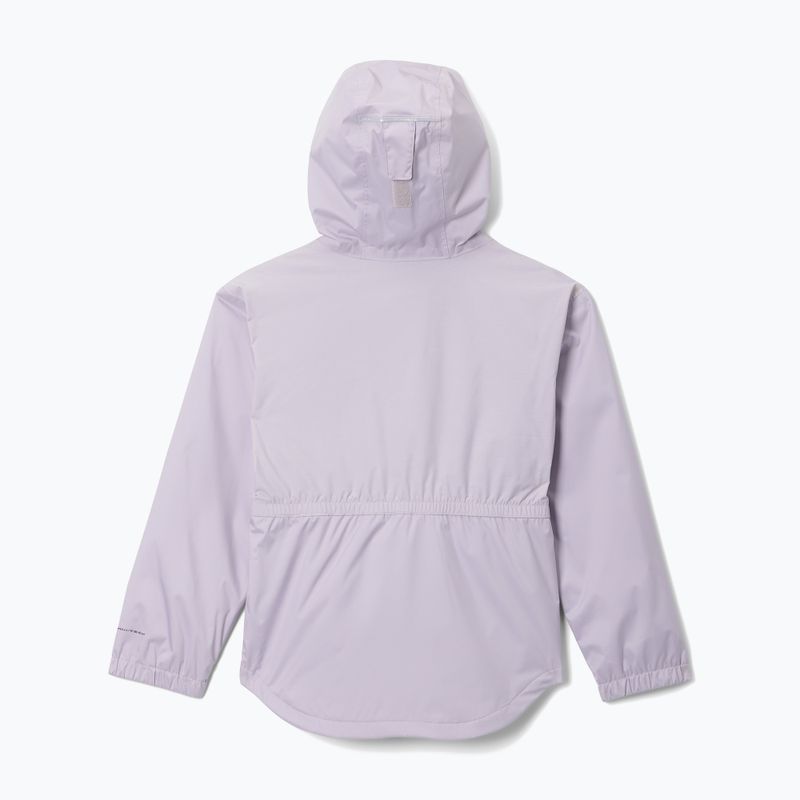 Dětská nepromokavá bunda Columbia Rainy Trails II Fleece lavender pearl 2