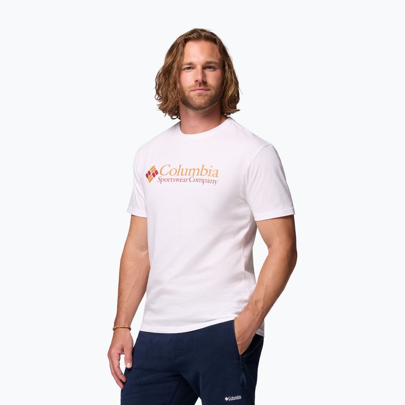 Pánské tričko Columbia CSC Basic logo white/csc retro logo 4