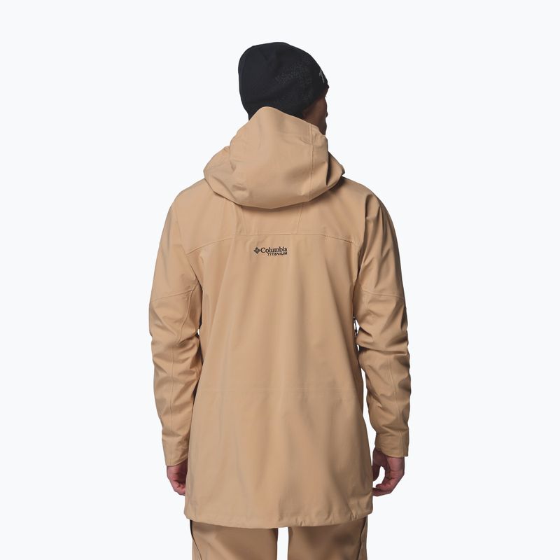Pánská lyžařská bunda Columbia Platinum Peak II 3L Shell canoe 3