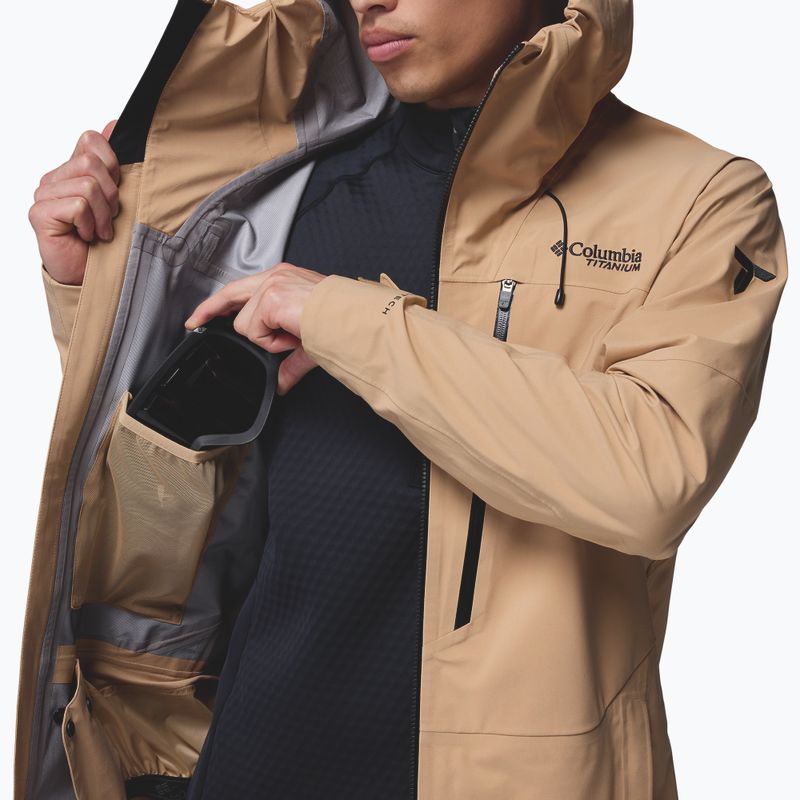 Pánská lyžařská bunda Columbia Platinum Peak II 3L Shell canoe 12