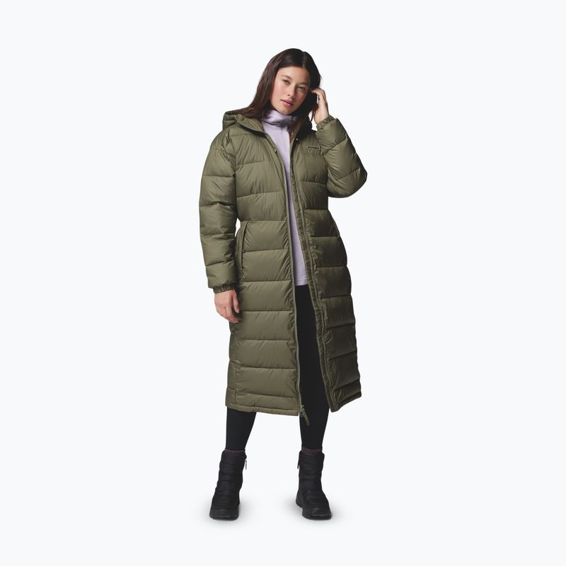 Dámský zateplený kabát Columbia Pike Lake III Long stone green 5