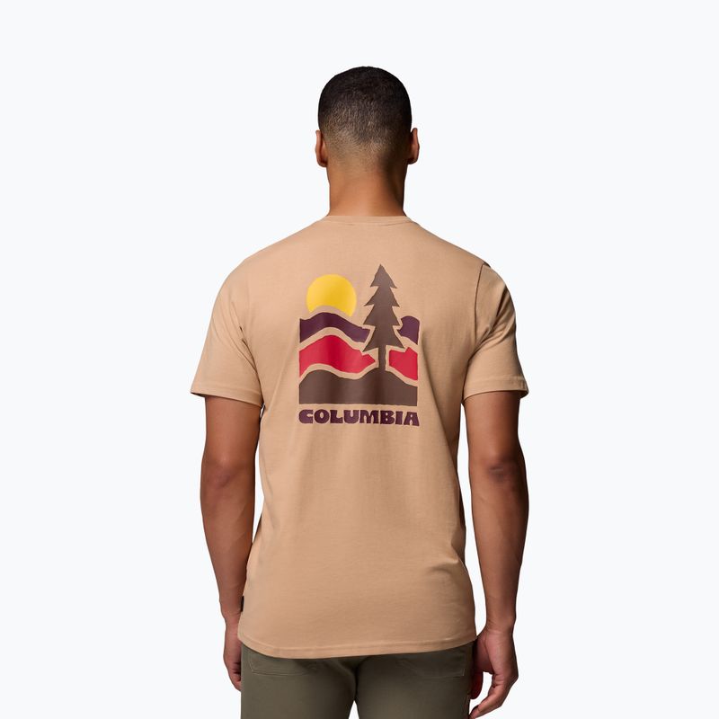 Pánské turistické tričko Columbia Explorers Canyon Back canoe/get hiked 3