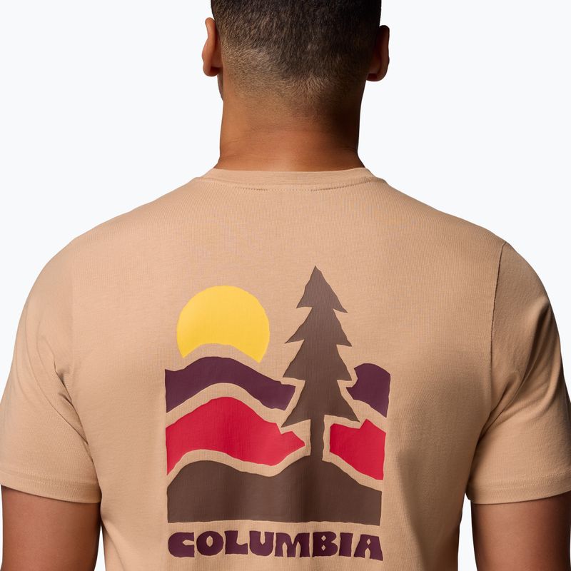 Pánské turistické tričko Columbia Explorers Canyon Back canoe/get hiked 6