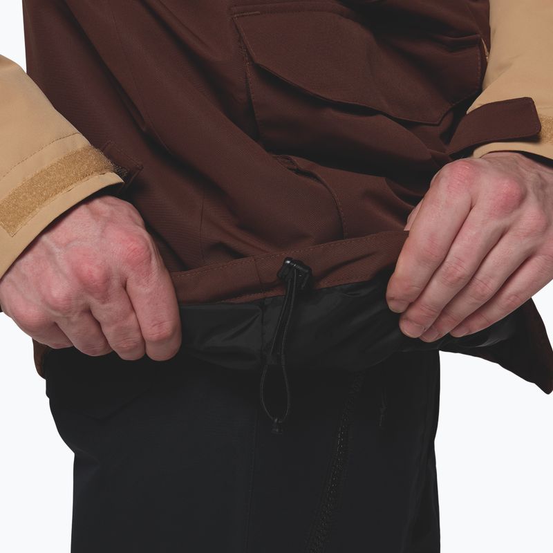 Pánská snowboardová bunda Columbia Coreshot tobacco/black/canoe 10