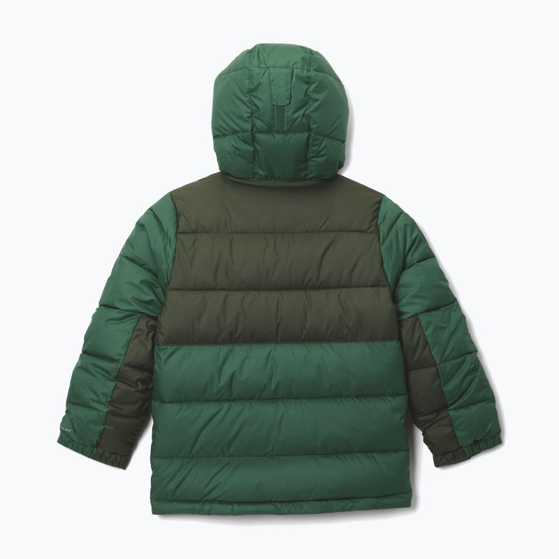 Dětská zateplená bunda Columbia Pike Lake II Hooded rain forest/greenscape 2