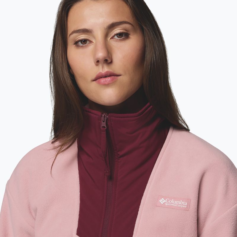 Dámská mikina Columbia Sequoia Grove Full Zip eraser pink/rich wine 6
