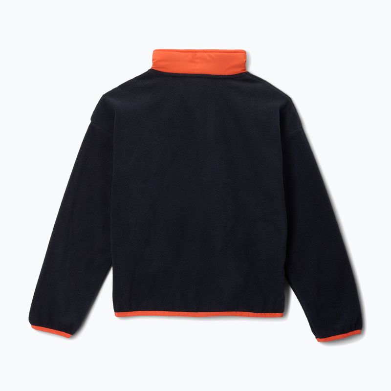 Dětská mikina Columbia Sequoia Grove Half Zip Fleece black/zing 2