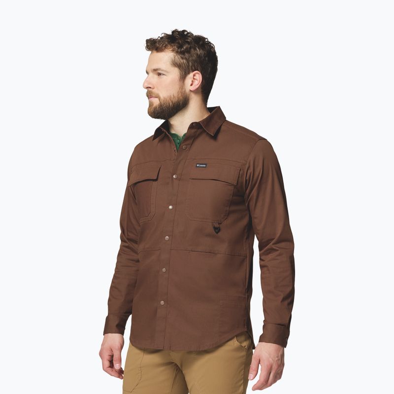 Pánská košile Columbia Landroamer Twill tobacco 4